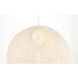 Entwined 1 Light 16 inch Matte White Pendant Ceiling Light